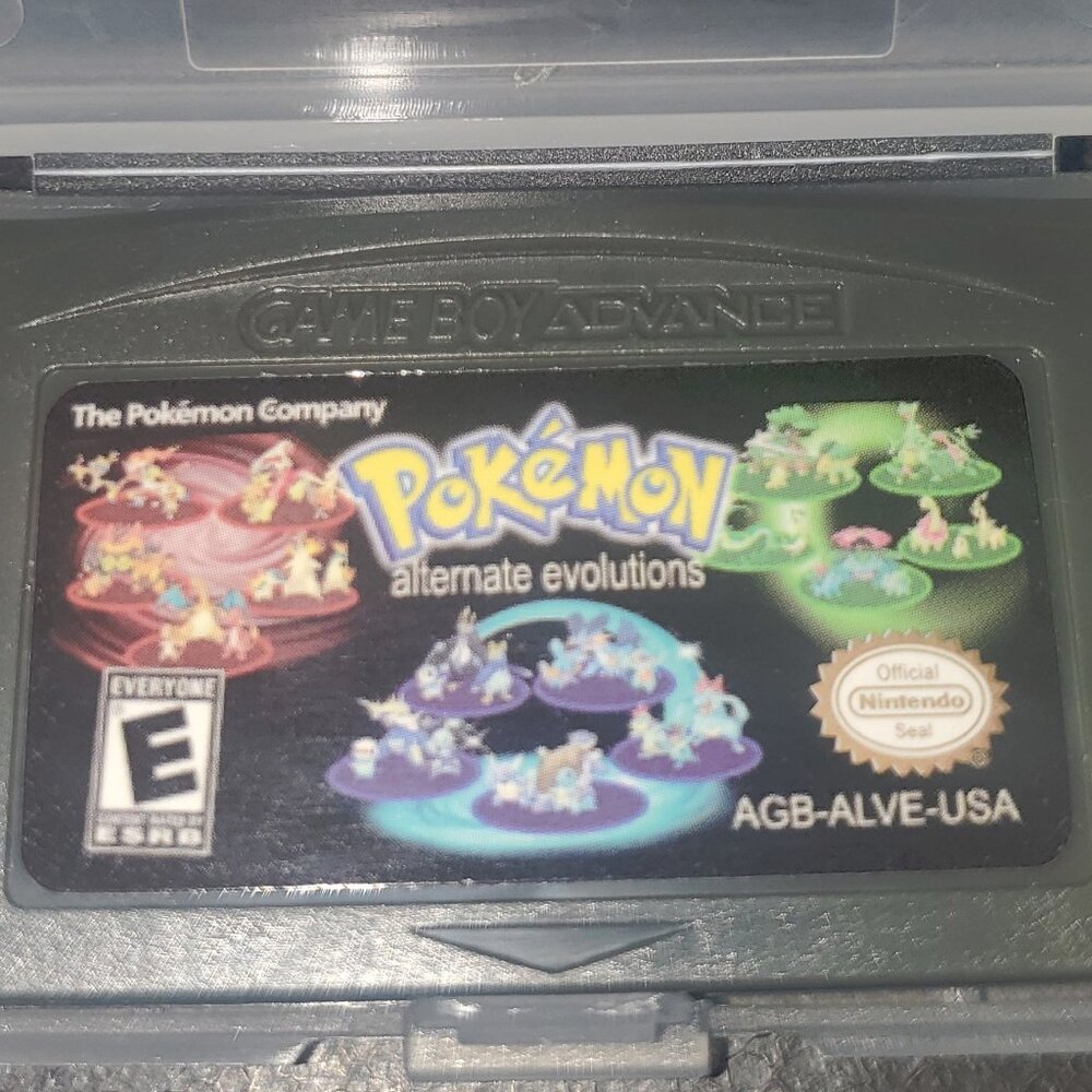 Pokemon Alternate Evolutions GBA ROM Hack Game Custom Gameboy Advance